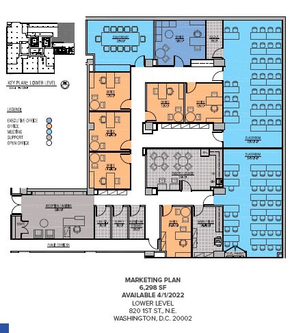 820 1st St NE, Washington, DC for lease Floor Plan- Image 1 of 1