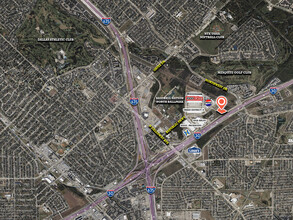 1202 Interstate 30, Mesquite, TX - aerial  map view