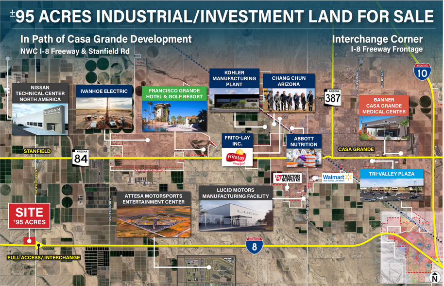 I-8 & Stanfield Rd, Casa Grande, AZ for sale - Building Photo - Image 1 of 13