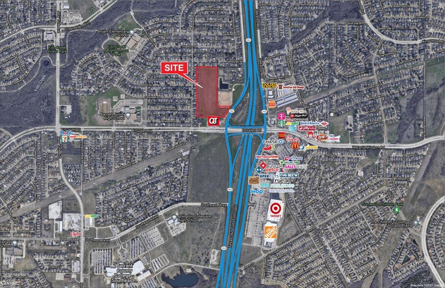 NWQ State Highway 360 & Sublett Rd, Arlington, TX 76018 Land for Sale