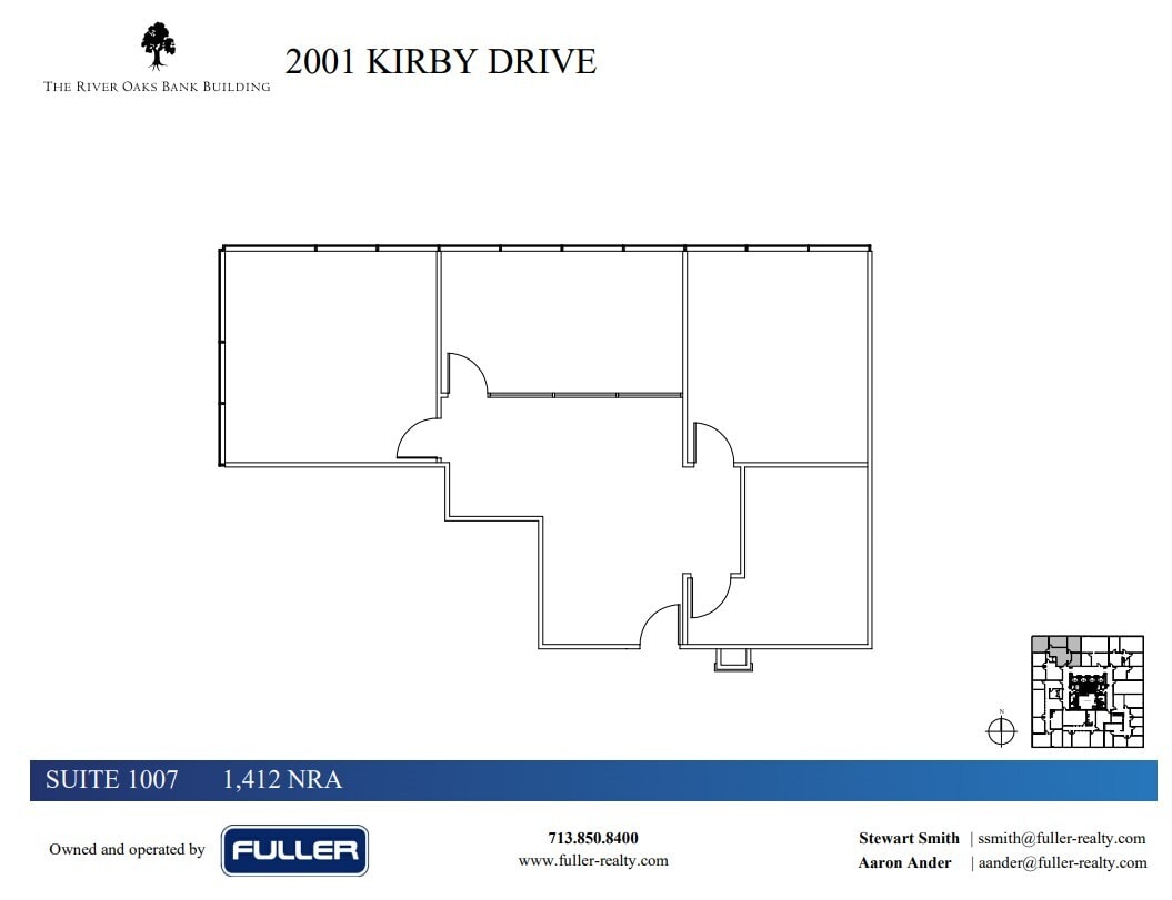 2001 Kirby Dr, Houston, TX for lease Floor Plan- Image 1 of 1