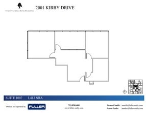 2001 Kirby Dr, Houston, TX for lease Floor Plan- Image 1 of 1