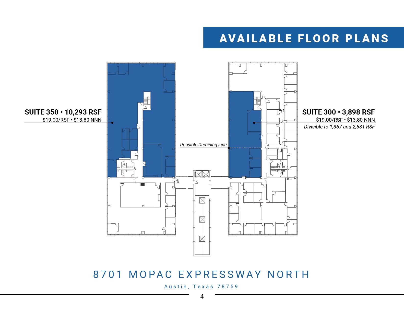 8701 N Mopac Expy, Austin, TX for lease Floor Plan- Image 1 of 1