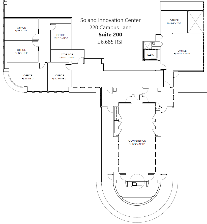 220 Campus Ln, Fairfield, CA for lease Floor Plan- Image 1 of 1