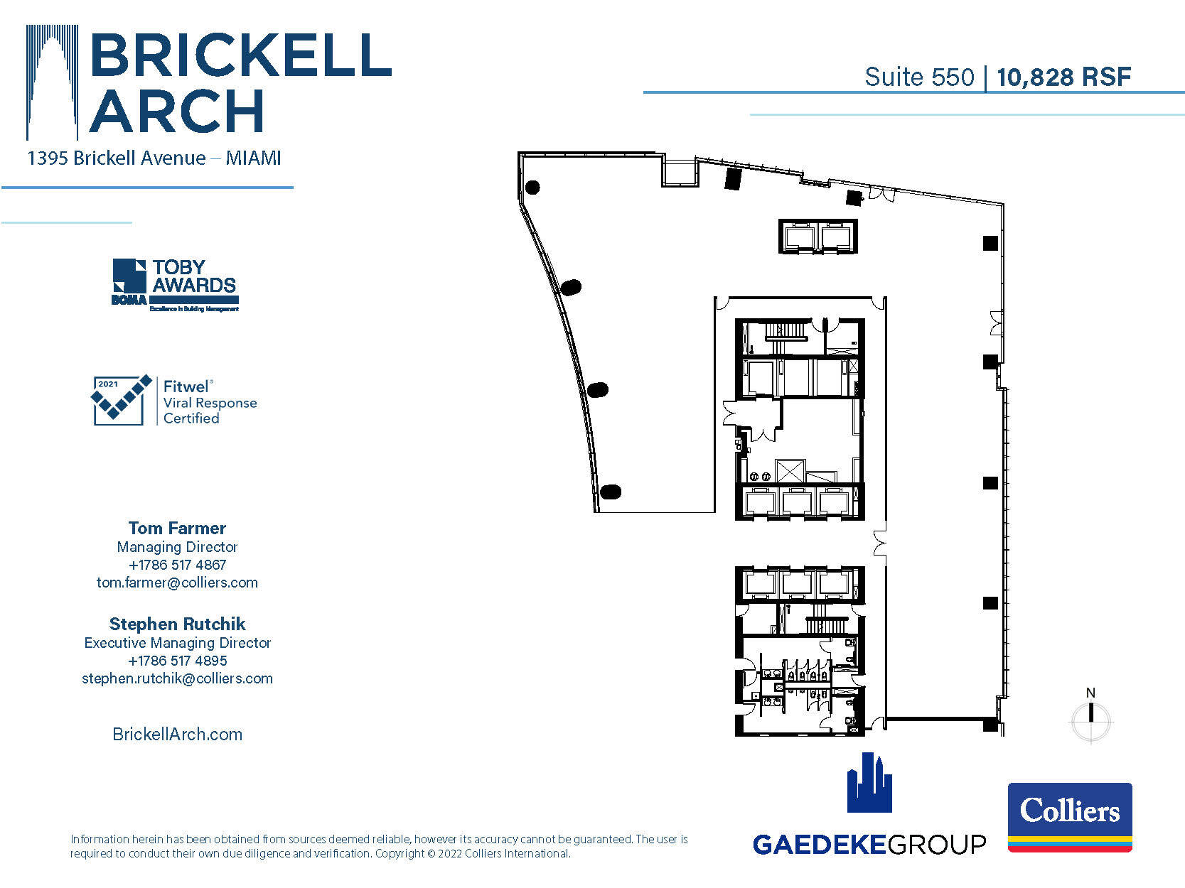 1395 Brickell Ave, Miami, FL for lease Floor Plan- Image 1 of 1