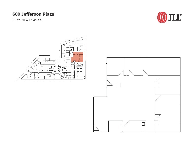 600 Jefferson Plz, Rockville, MD for lease Floor Plan- Image 1 of 1