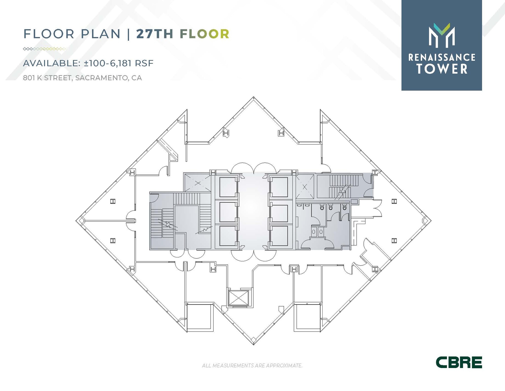 801 K St, Sacramento, CA for lease Floor Plan- Image 1 of 1