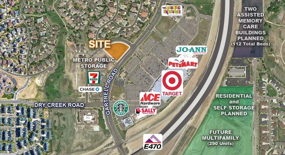 Gartrell Rd & Hinsdale Ave, Aurora, CO for sale - Aerial - Image 1 of 1