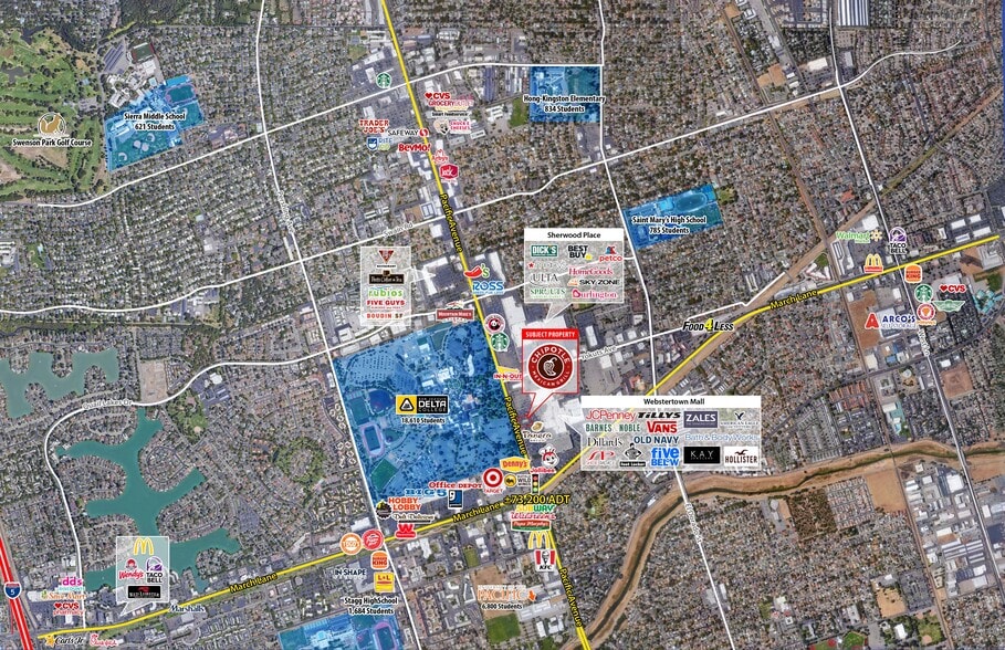 4940 Pacific Ave, Stockton, CA for sale - Aerial - Image 3 of 12