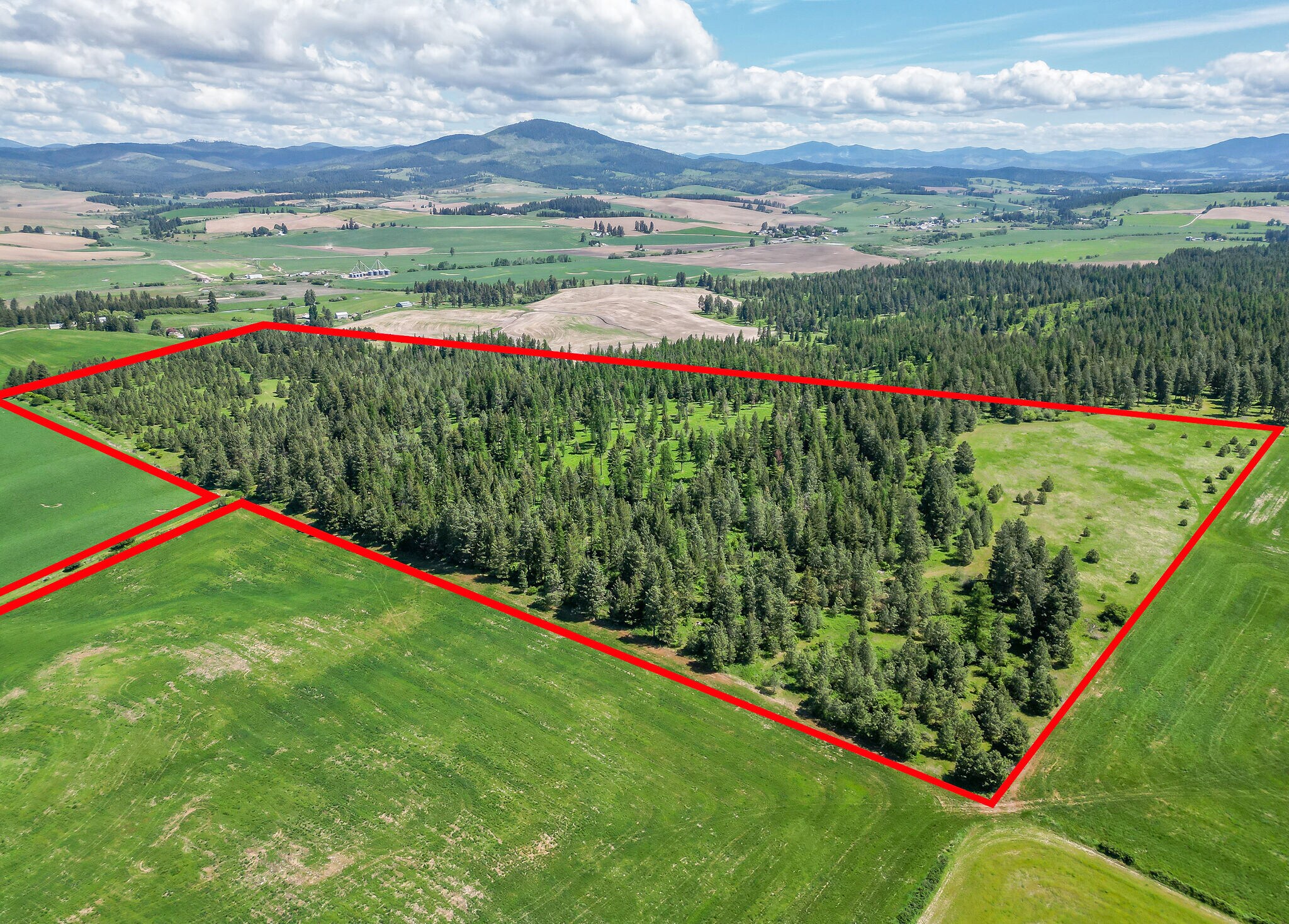 TBD Rock Creek rd, Potlatch, ID for sale Aerial- Image 1 of 1