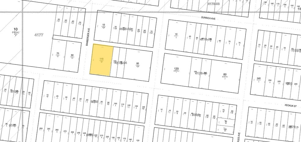 3858 Bamberger Ave, Saint Louis, MO for sale - Plat Map - Image 1 of 1