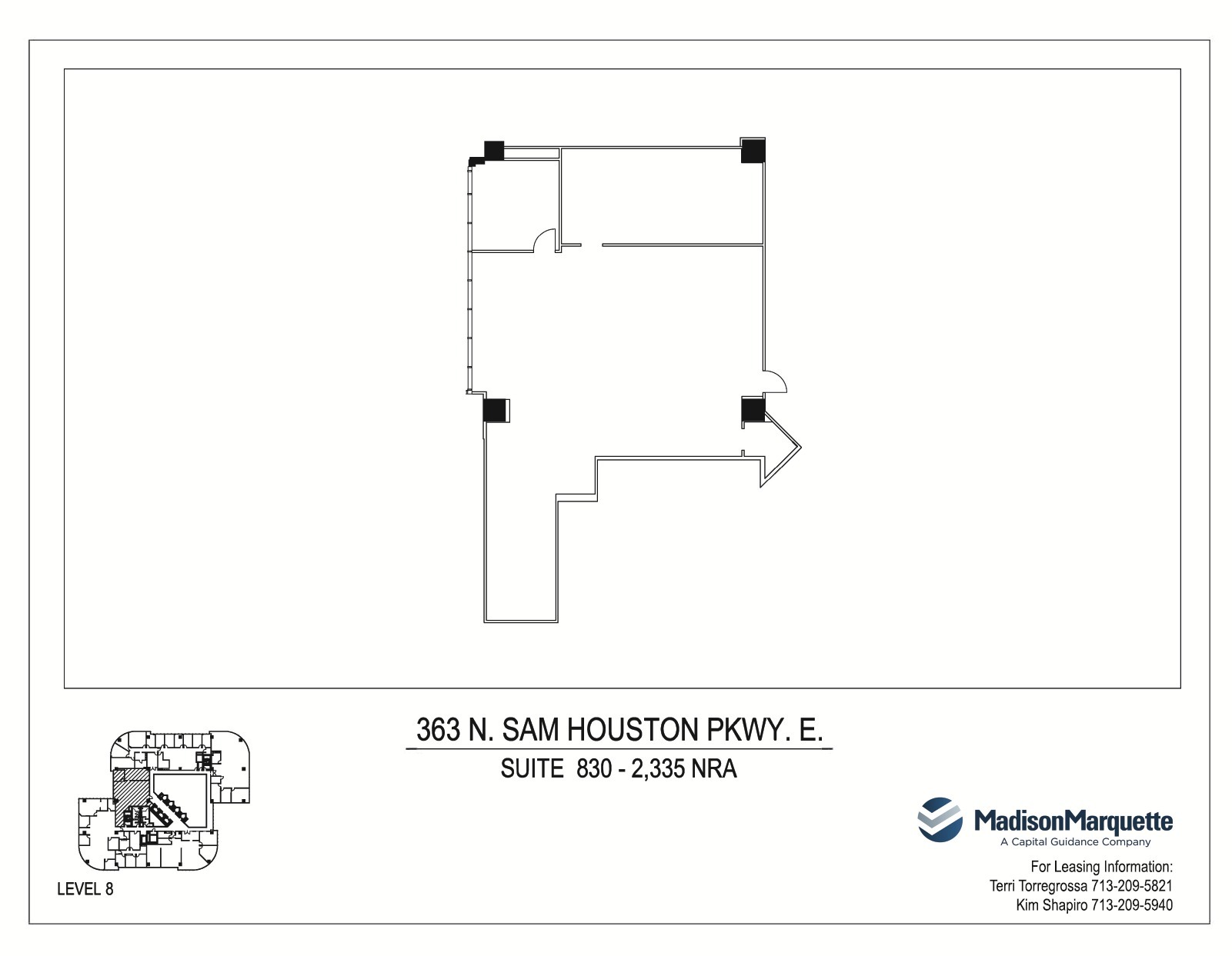 363 N Sam Houston Pky E, Houston, TX for lease Floor Plan- Image 1 of 1