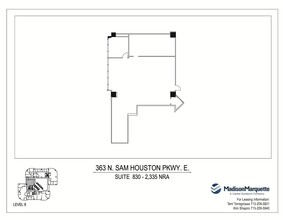 363 N Sam Houston Pky E, Houston, TX for lease Floor Plan- Image 1 of 1