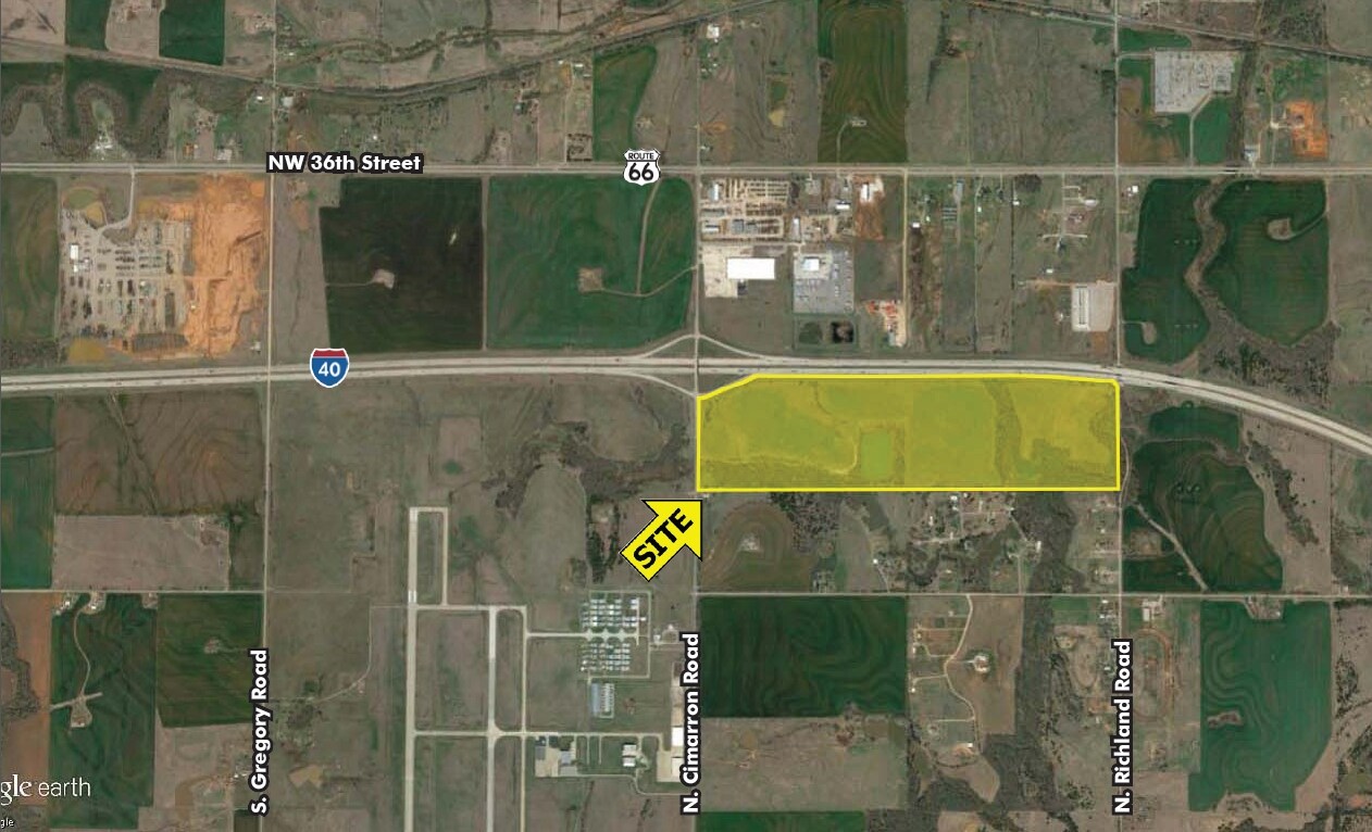SEC W I-40 & Cimarron Rd, Yukon, OK for sale Primary Photo- Image 1 of 1