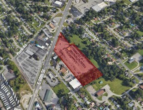 1626-1628 E 10th St, Jeffersonville, IN - aerial  map view