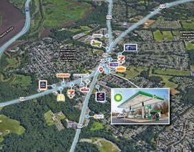 231 US-206, Bordentown, NJ - AERIAL  map view - Image1