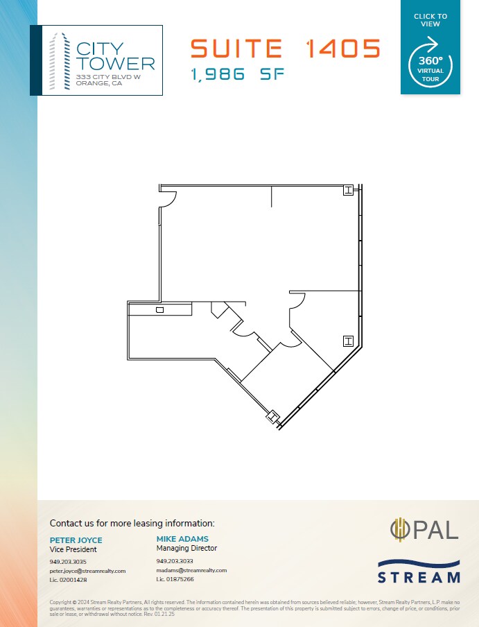 333 City Blvd W, Orange, CA for lease Floor Plan- Image 1 of 1