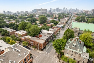 1494 Rue Ontario E, Montréal, QC - AERIAL  map view