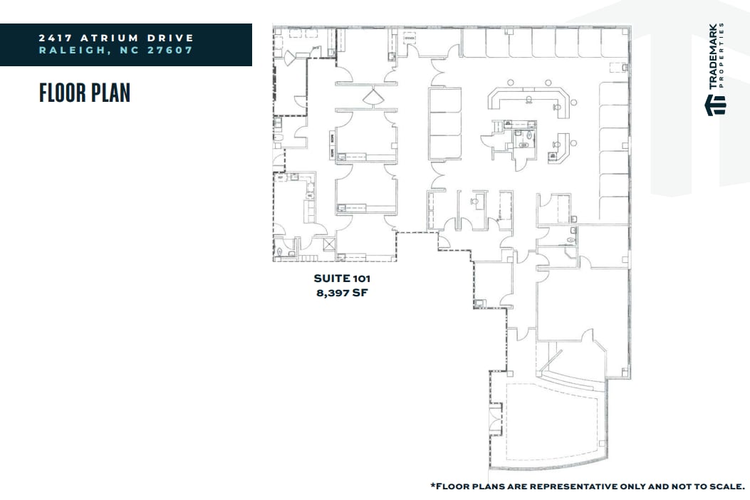 2417 Atrium Dr, Raleigh, NC for lease Floor Plan- Image 1 of 1