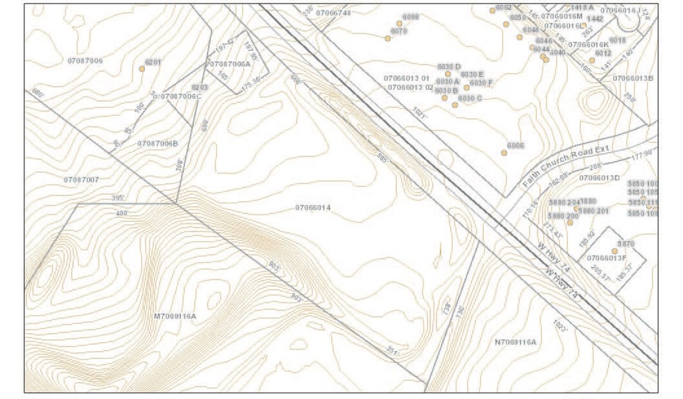 Hwy 74 & Faith Church Rd, Indian Trail, NC for sale - Plat Map - Image 2 of 2