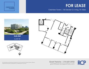 105 Decker Ct, Irving, TX for lease Floor Plan- Image 1 of 12