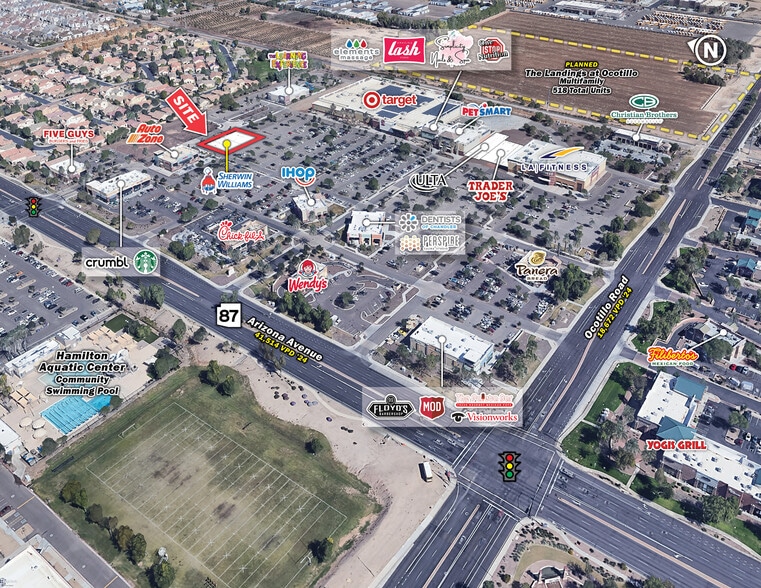 NEC Ocotillo Rd & Arizona Ave, Chandler, AZ for lease - Building Photo - Image 1 of 2