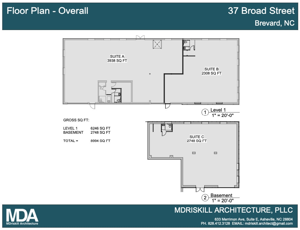 37 N Broad St, Brevard, NC for lease Floor Plan- Image 1 of 1