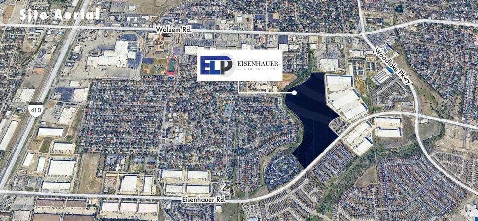 5327 Eisenhauer Rd, San Antonio, TX for lease - Aerial - Image 3 of 9