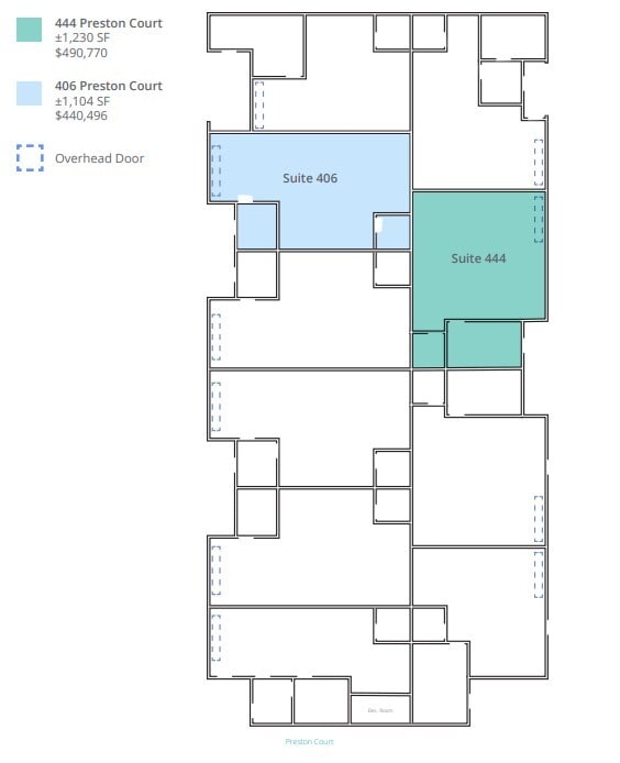 404-446 Preston Ct, Livermore, CA 94551 - Unit 406 -  - Floor Plan - Image 1 of 1