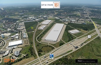 2900 N State Highway 161, Irving, TX - aerial  map view