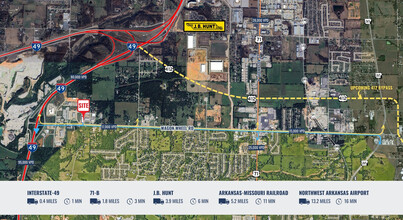 3744 Wagon Wheel Rd, Springdale, AR - aerial  map view - Image1