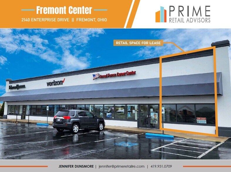 2140 Enterprise St, Fremont, OH for lease - Building Photo - Image 1 of 5
