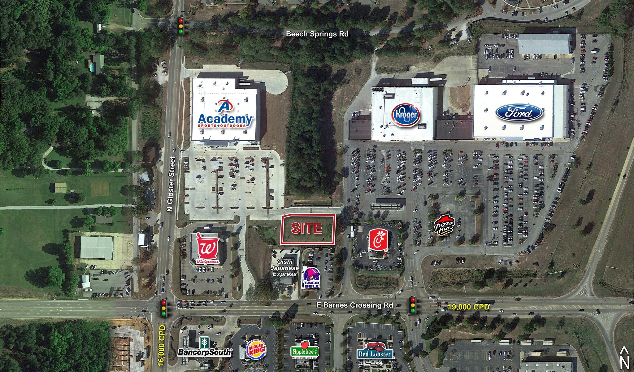 874 E Barnes Crossing Rd, Tupelo, MS for sale Building Photo- Image 1 of 1