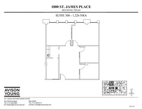 1800 St James Pl, Houston, TX for lease Floor Plan- Image 1 of 1