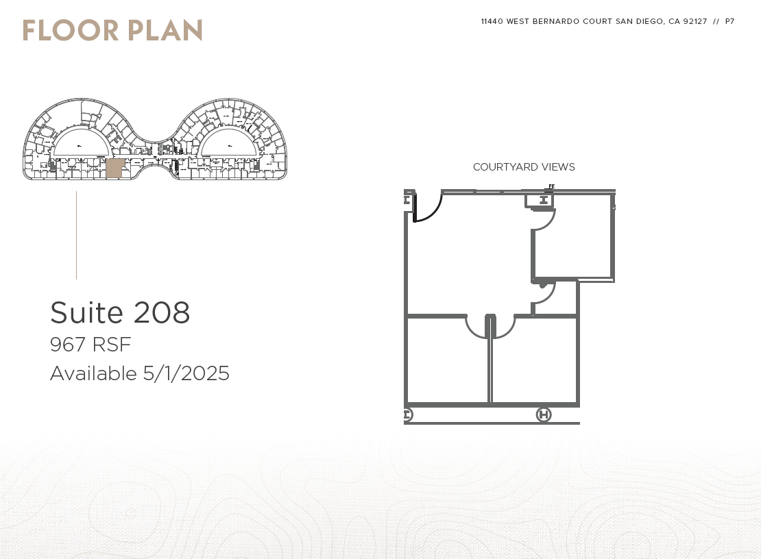 11440 W Bernardo Ct, San Diego, CA for lease Floor Plan- Image 1 of 1