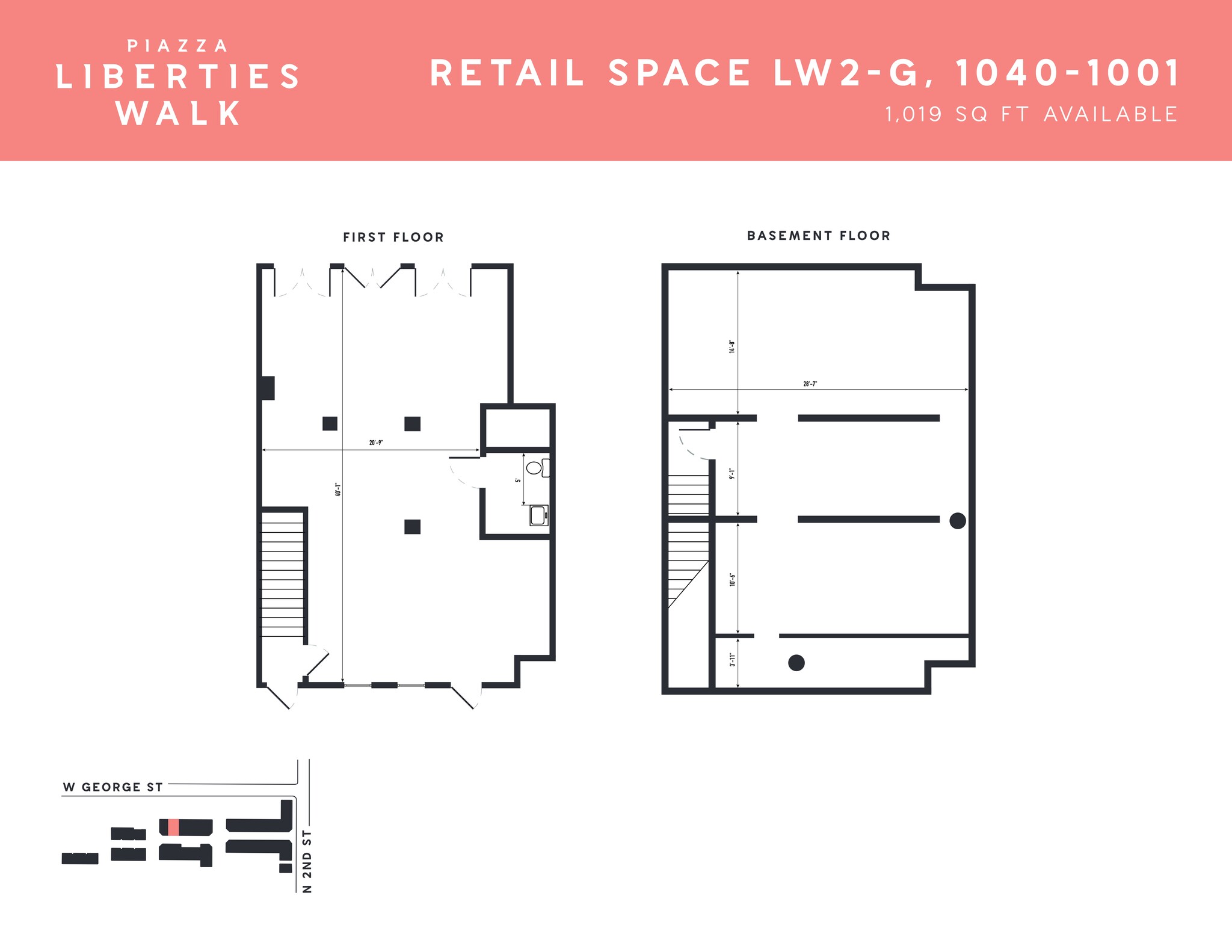 1022-1030 N 2nd St, Philadelphia, PA for lease Site Plan- Image 1 of 1