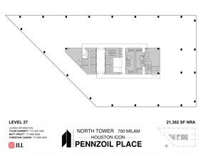 700 Milam St, Houston, TX for lease Floor Plan- Image 1 of 1