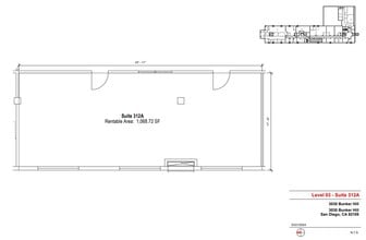 3030 Bunker Hill St, San Diego, CA for lease Floor Plan- Image 2 of 2