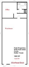 5750 Park Vista Cir, Keller, TX for lease Floor Plan- Image 2 of 11