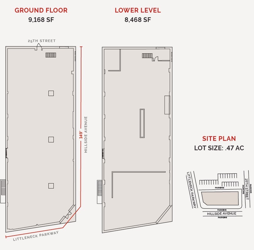 254-05 Hillside Ave, Bellerose, NY for lease Floor Plan- Image 1 of 1