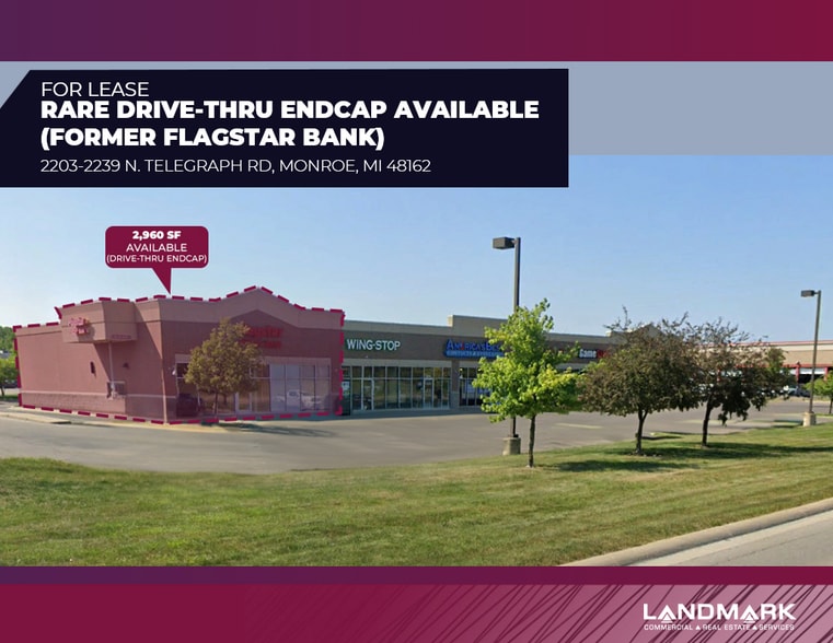2203-2239 N Telegraph Rd, Monroe, MI for lease - Building Photo - Image 1 of 2