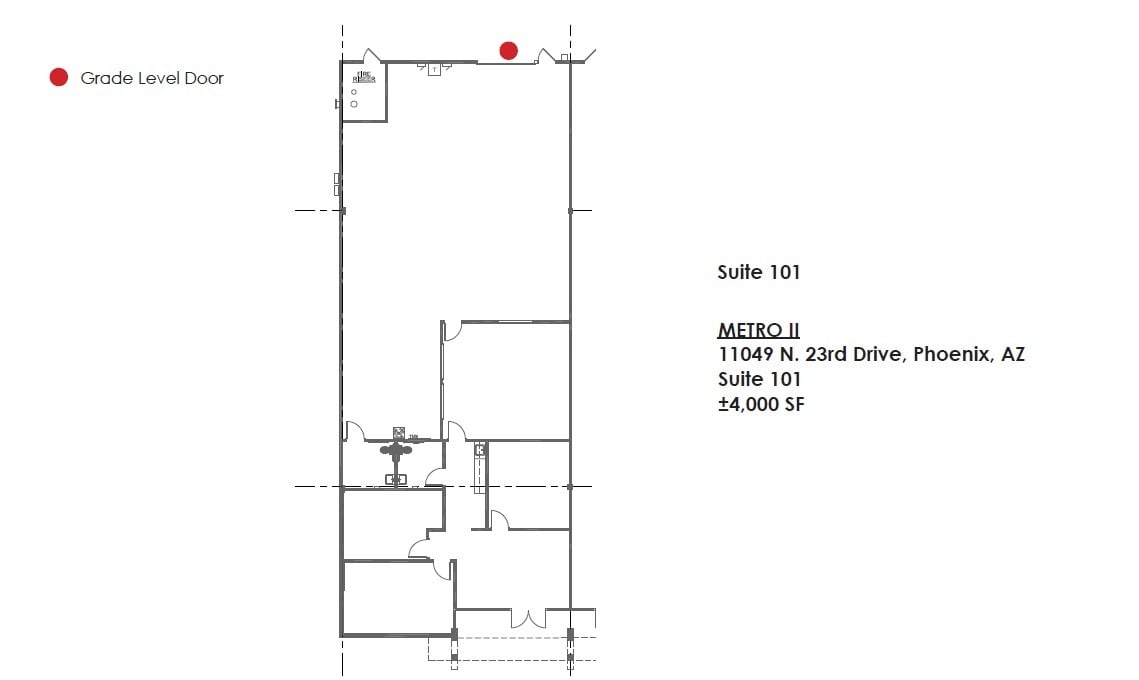 11049 N 23rd Dr, Phoenix, AZ for lease Floor Plan- Image 1 of 2