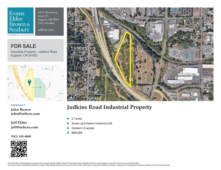 Judkins Road & Judkins Dedicated Road, Eugene, OR for sale - Building Photo - Image 2 of 4