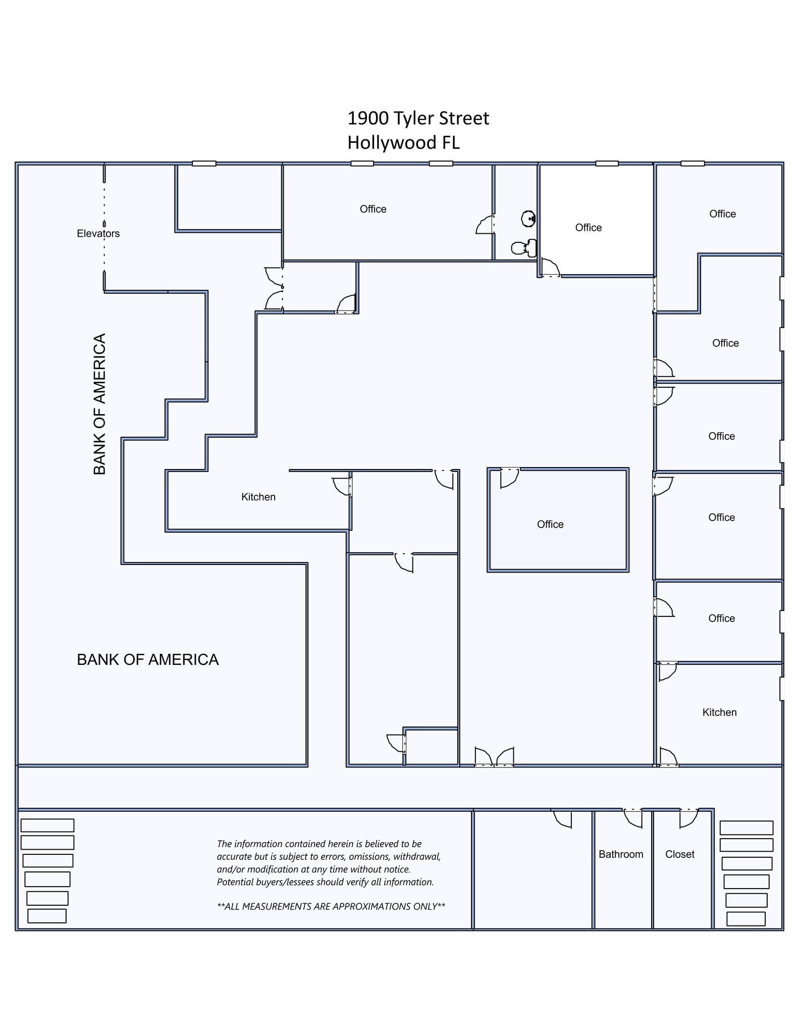 1900 Tyler St, Hollywood, FL for lease Site Plan- Image 1 of 10