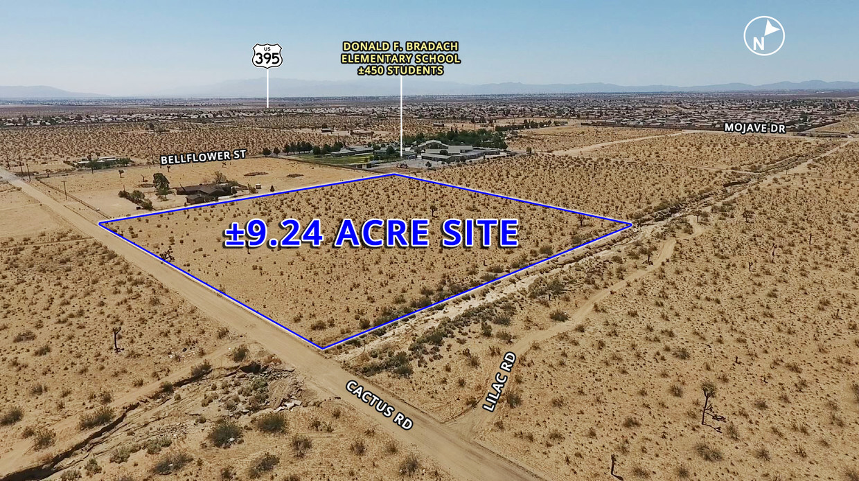 Cactus Rd. & Donald Bradach Elementary, Adelanto, CA for sale Building Photo- Image 1 of 8