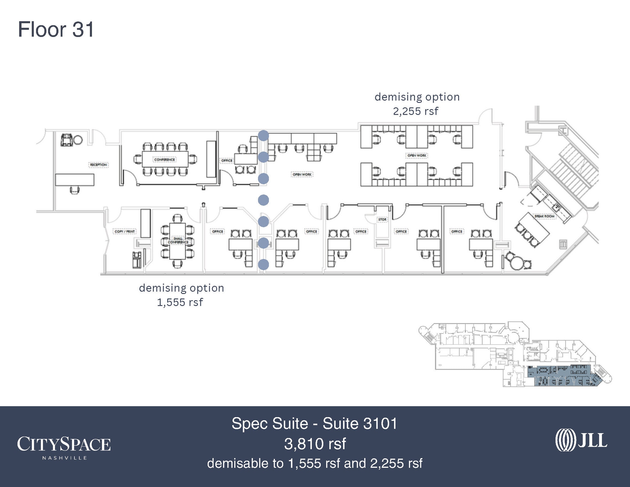 611 Commerce St, Nashville, TN for lease Floor Plan- Image 1 of 1