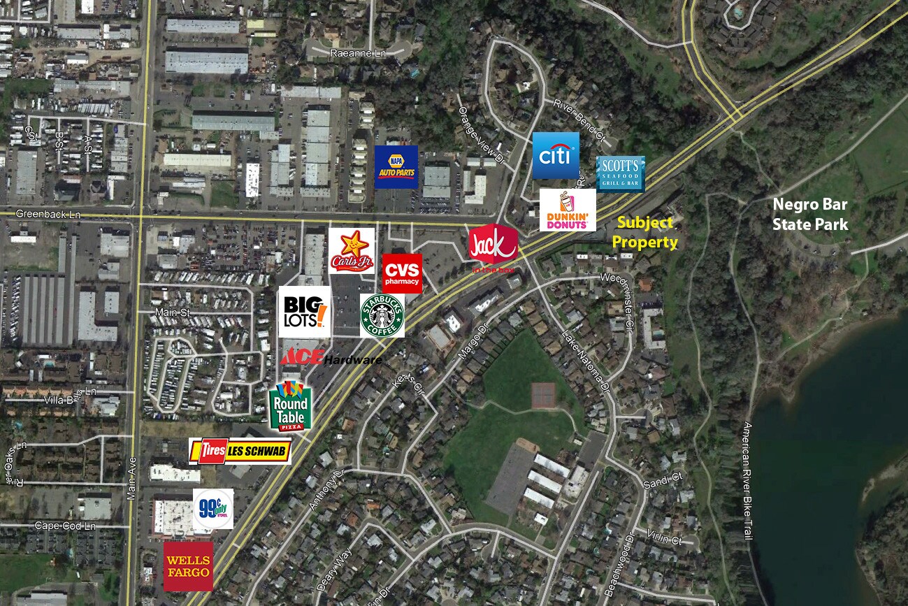 9600 Greenback Ln, Folsom, CA for sale Aerial- Image 1 of 1