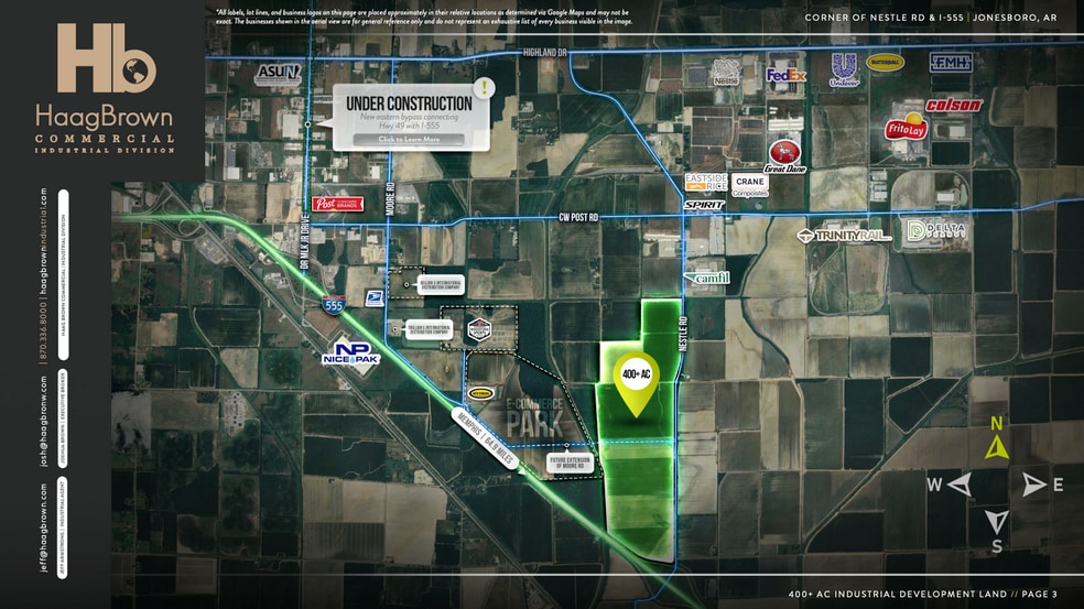 Corner of Nestle Rd and I-555, Bay, AR for sale - Building Photo - Image 3 of 8