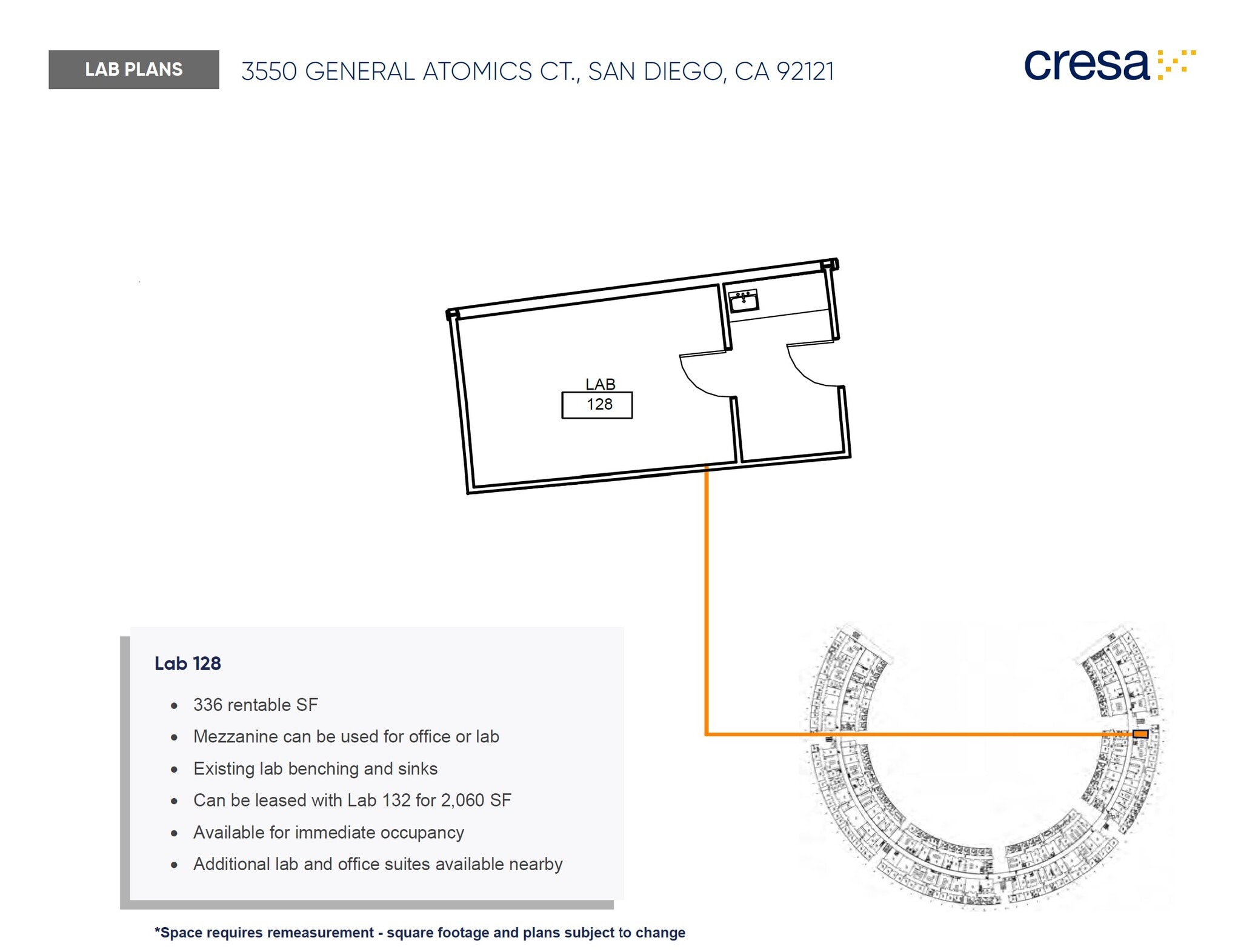 3550 General Atomics Ct, San Diego, CA for lease Floor Plan- Image 1 of 1