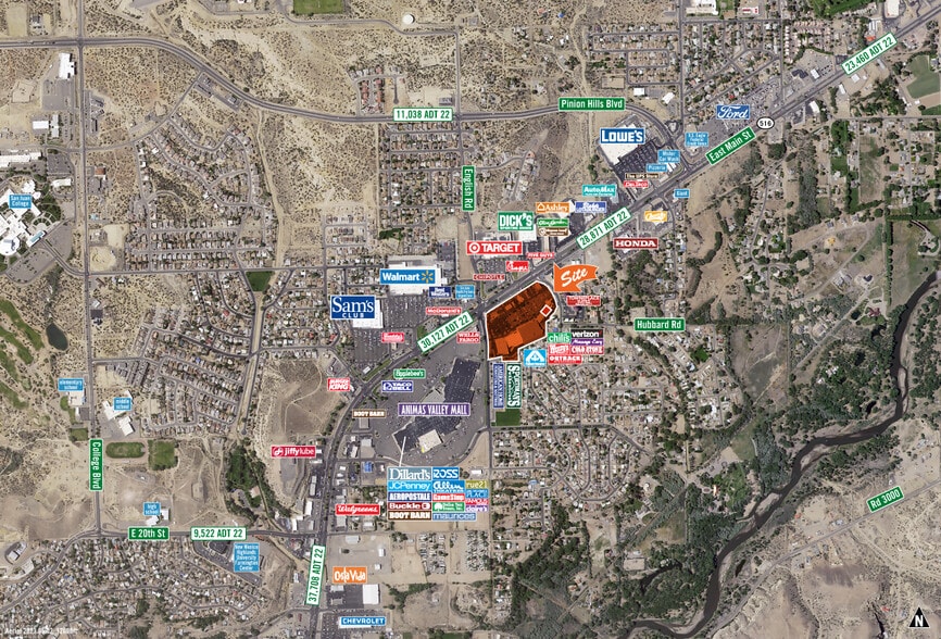 4875-4901 E Main St, Farmington, NM for lease - Aerial - Image 3 of 8